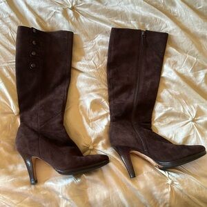 Colehann suede boots Nike air size 8 1/2  brown